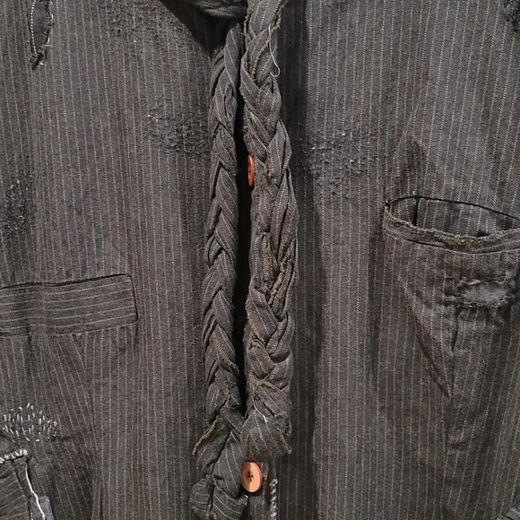 Magnolia Pearl Charcoal Pinstripe Jacket - Picture 3 of 16